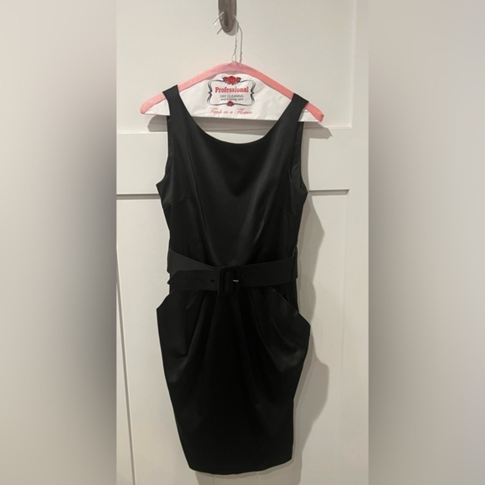 Black cocktail dress
